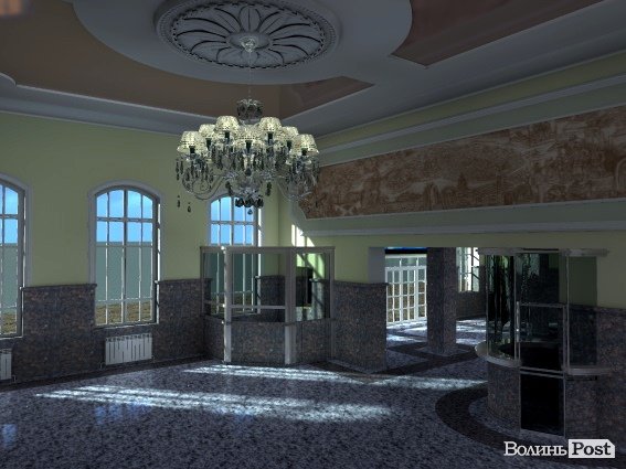 Майбутній інтер’єр вокзалу